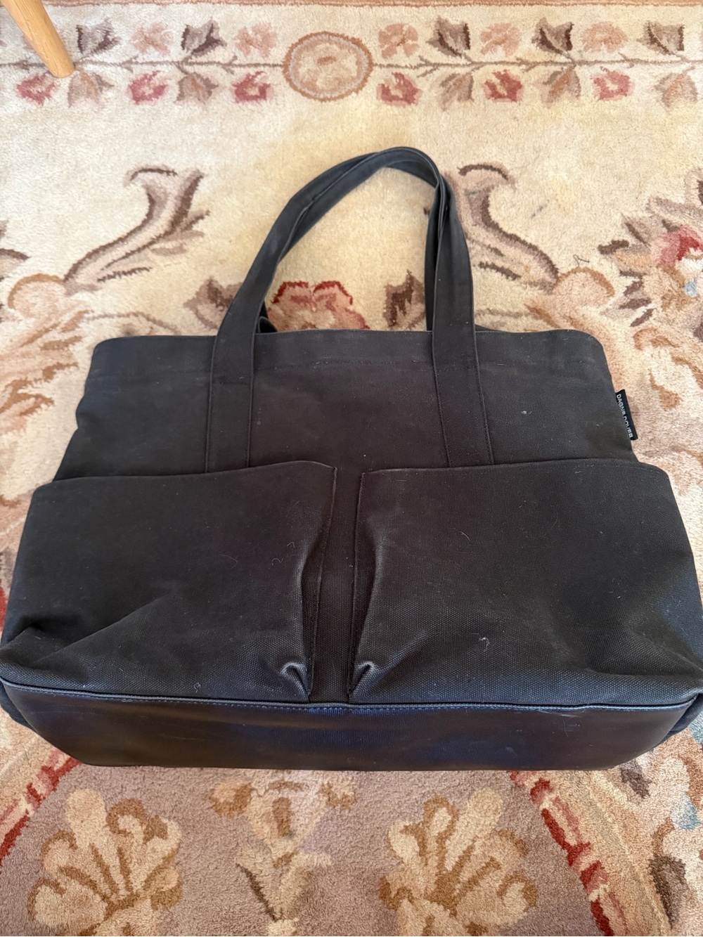 Dagne Dover Vida Organic Canvas Tote - Onyx